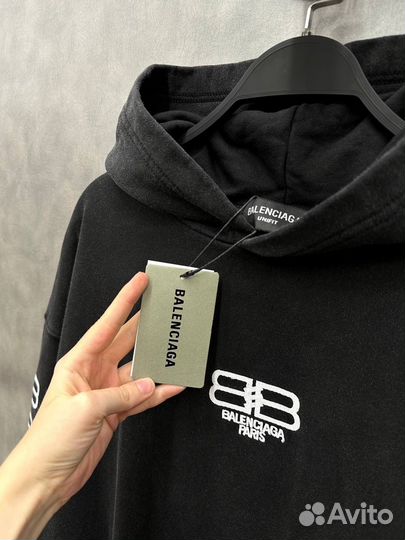 Худи balenciaga оверсайз (хит 2024)