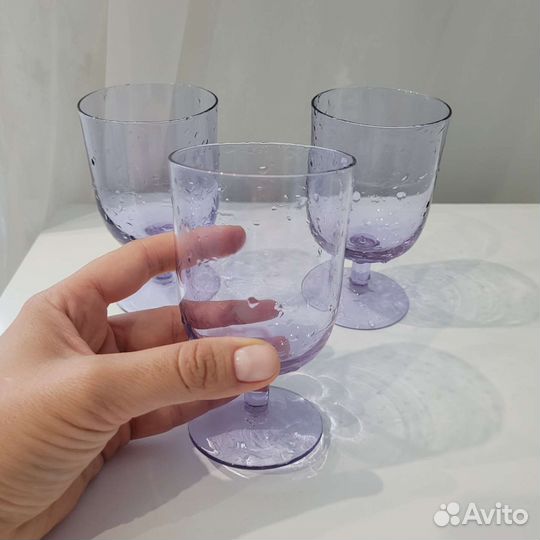 Фужеры винтаж цветное стекло СССР