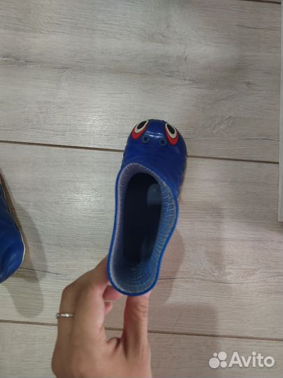 Детские резиновые сапоги