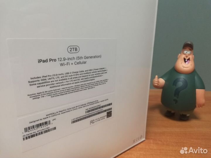 Apple iPad Pro 12.9 5th Gen M1 2Tb Wi-Fi Cellular