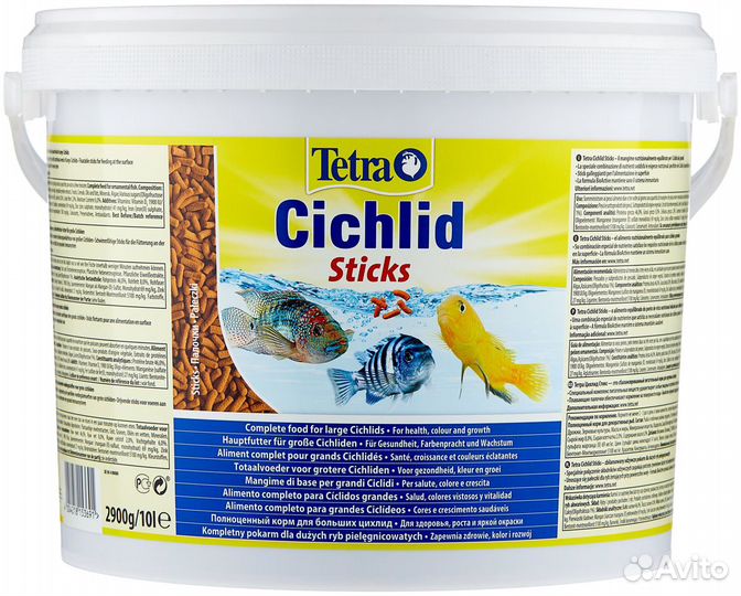 Корм Tetra Cichlid Sticks