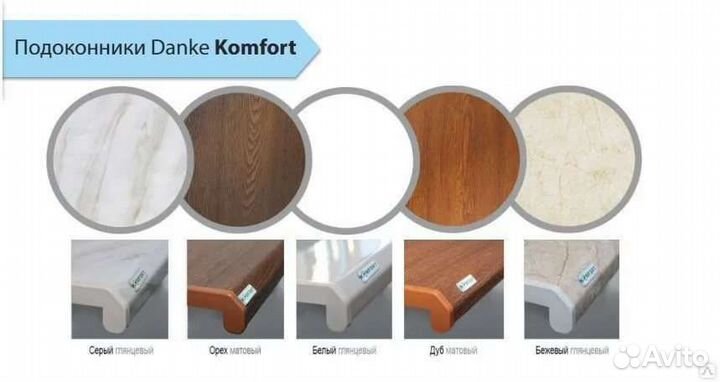 Подоконники Danke, Кристаллит, Estera