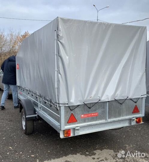 Прицеп Русич 3,2м*1,5м самосвал. С тентом