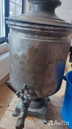 Самовар на дровах старинный
