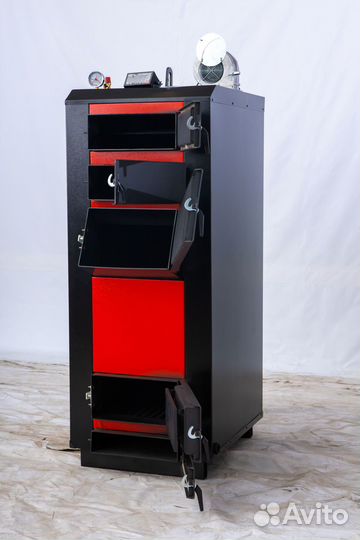 Твердотопливный котел длительного горения