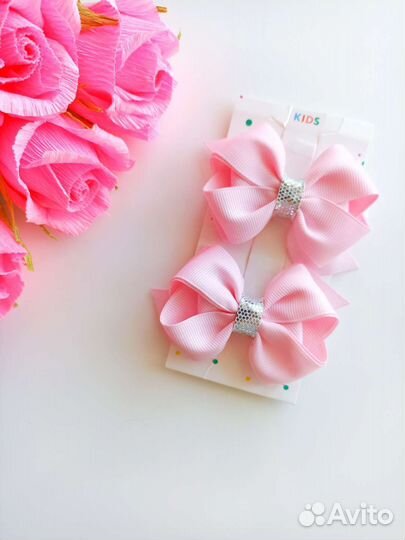 Бантики для волос ручной работы