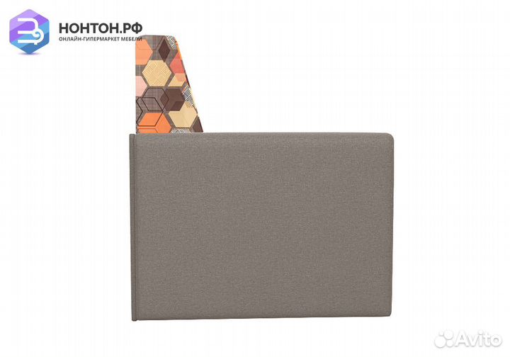 Диван выкатной Виктория-5 с узором бежевый