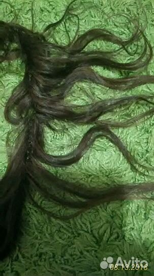 Шиньон из натуральных волос