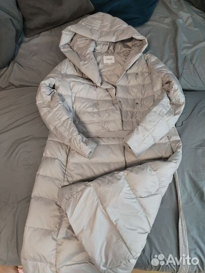 Пуховик женский демисезонный длинный