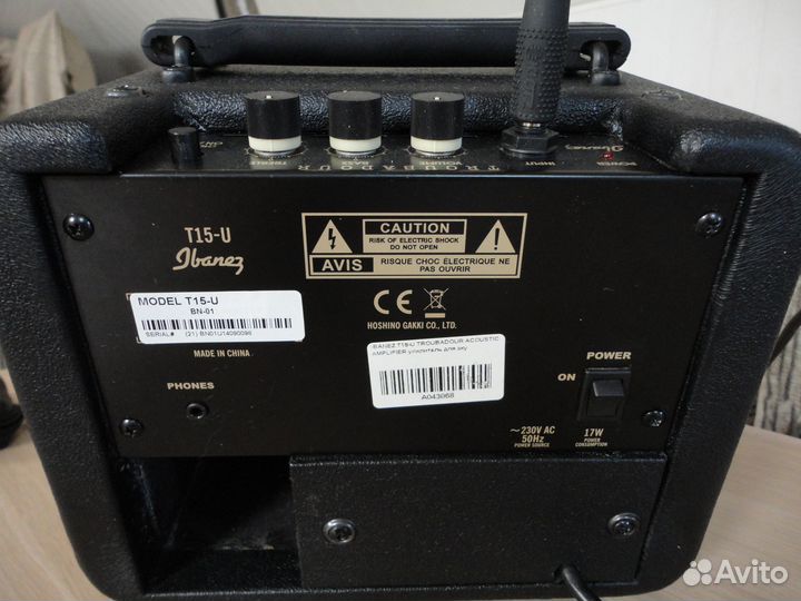Гитарный комбоусилитель Ibanez T15-U