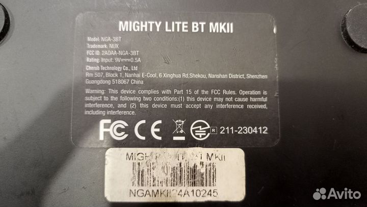 Nux mighty lite bt mkii