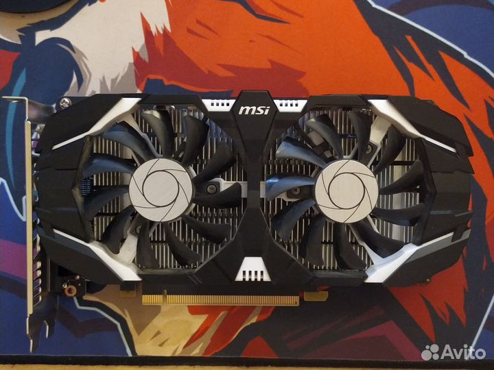 Видеокарта msi Geforce gtx 1050 ti 4 gb