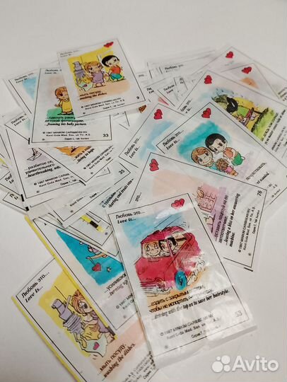 Вкладыши от жвачек love is