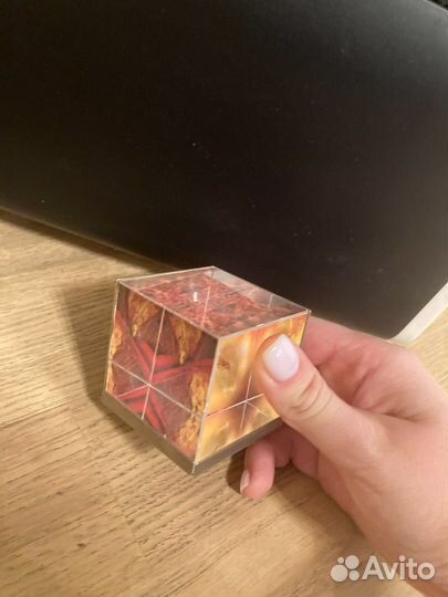 Статуэтка хрустальная кубик