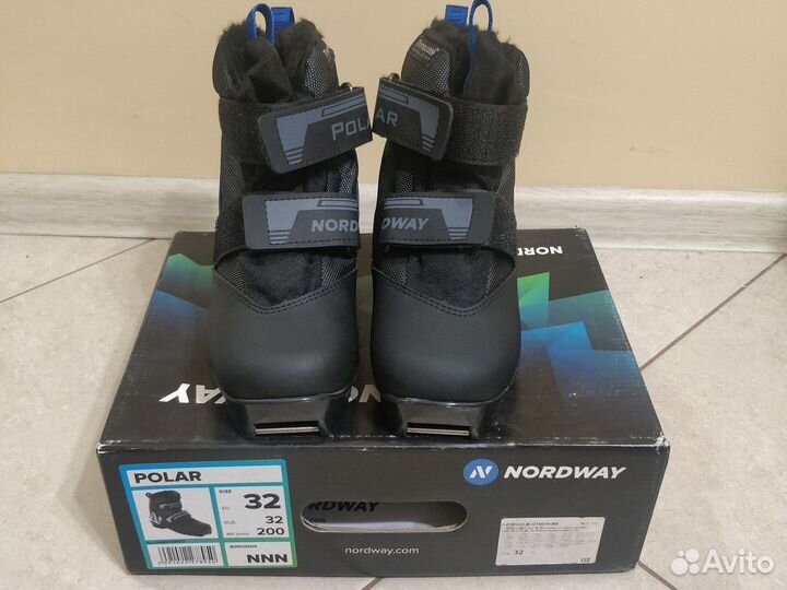 Лыжные ботинки Nordway новые 32 размер