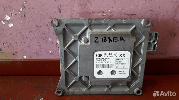 Эбу Z18XER 1.8 Опель Астра, Зафира, Вектра