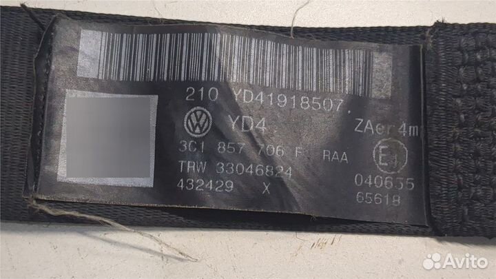 Ремень безопасности Volkswagen Passat 6, 2007