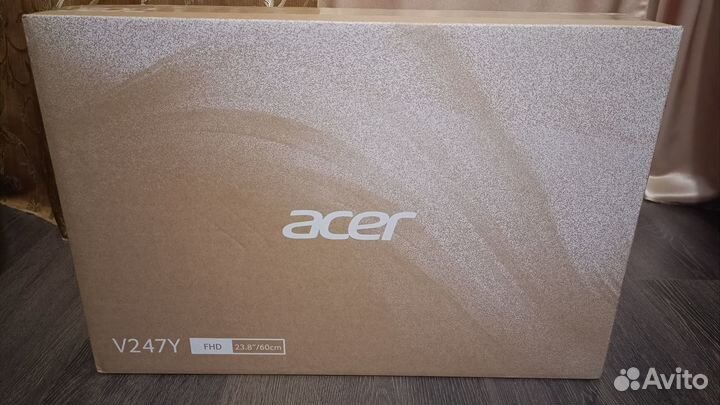 23,8 Монитор Acer V247YEbiv черный 100Hz 1920x1080