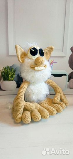 Зайка плюшевая