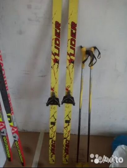 Продам беговые лыжи(детские и взрослые), ботинки