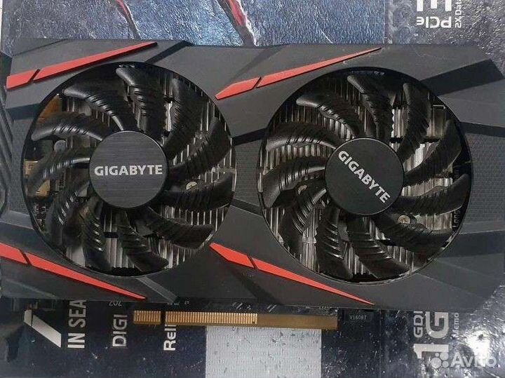 Видеокарта Gigabyte RX460 4Gb на запчасти
