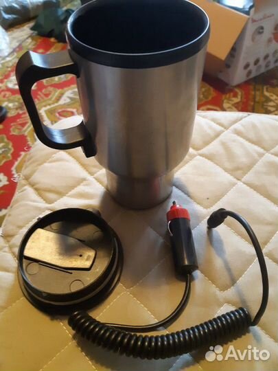 Автомобильная термо кружка кипятильник