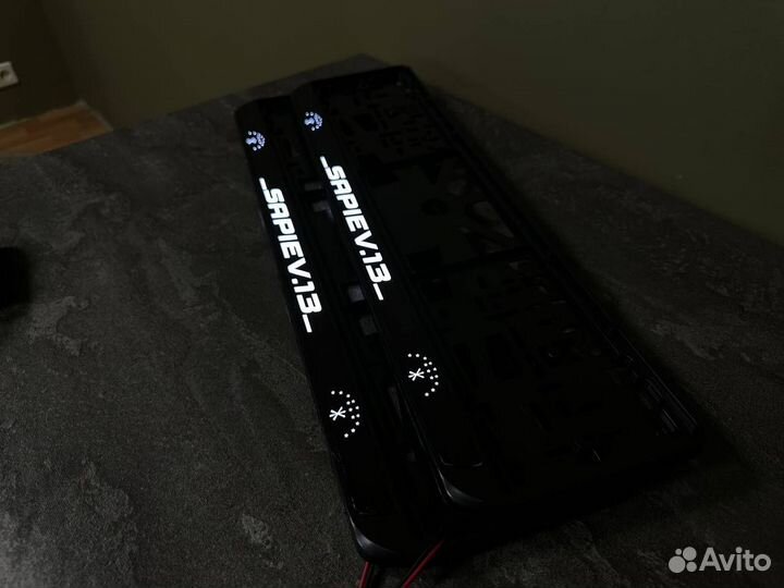 Led ramki с подсветкой, Лед рамки с надписью