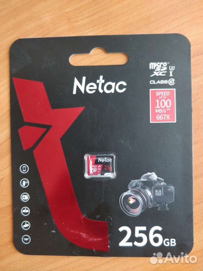 Карта памяти MicroSD Netac P500 Pro 256Gb
