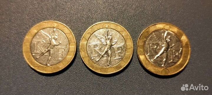 Монеты 10 франков Франция