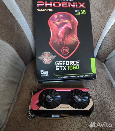 Видеокарта Gainward GTX 1060 Phoenix GS 6gb