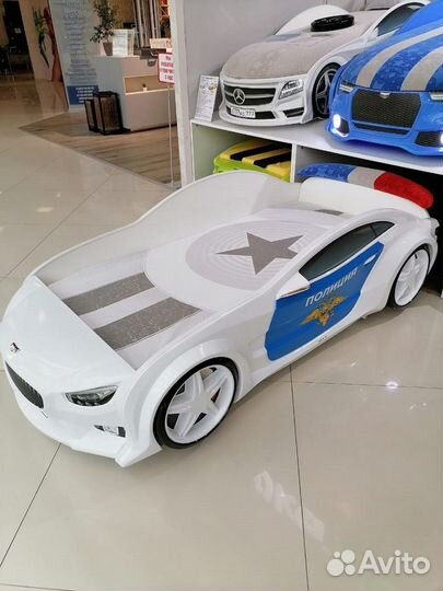 Кровать машина