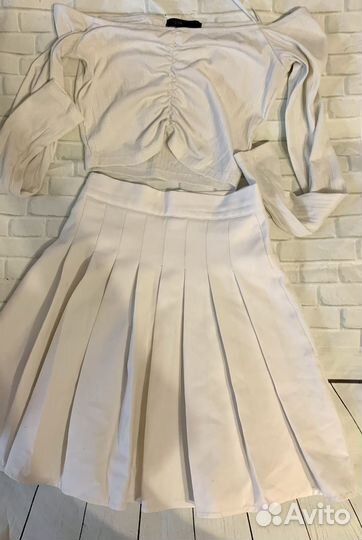 Комплект топ и юбка shein