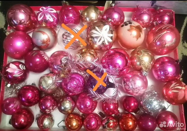 Елочные игрушки СССР, шары