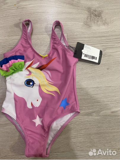 Купальник слитный новый детский
