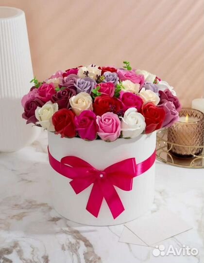 Мыльные розы букеты