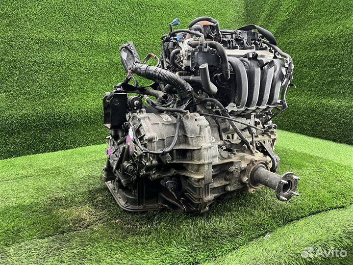 Двигатель в сборе + АКПП + Видео 76 т. км передний