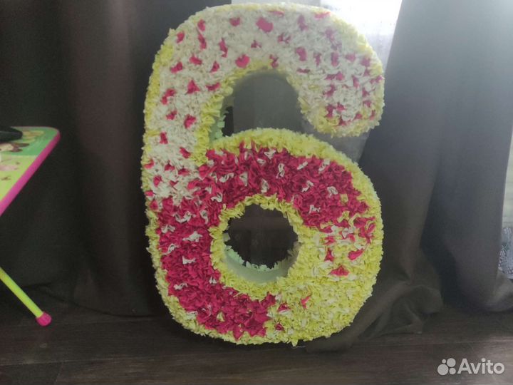 Цифра 6 на день рождения