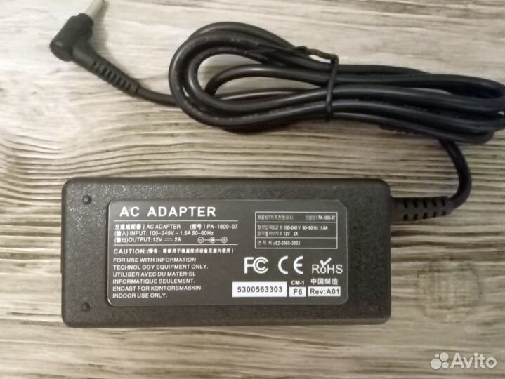 Блок питания 12V 2A для Irbis NB650, NB655