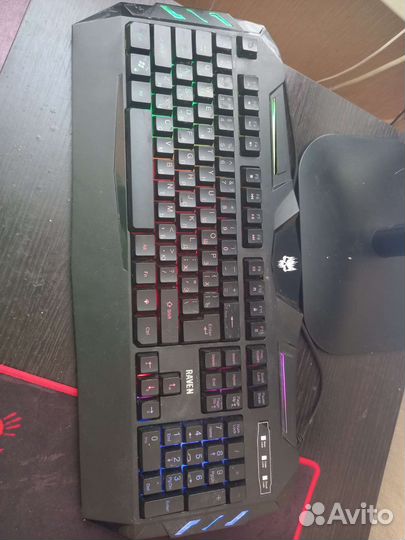 Игровая клавиатура мембранная с подсветкой