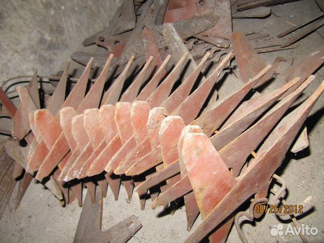 Лопатки для култиватора новые,22см от угла и 22см