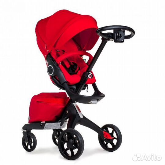 Коляска Dsland 2в1 красная