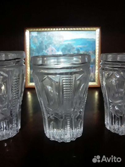 Стопки хрустальные СССР