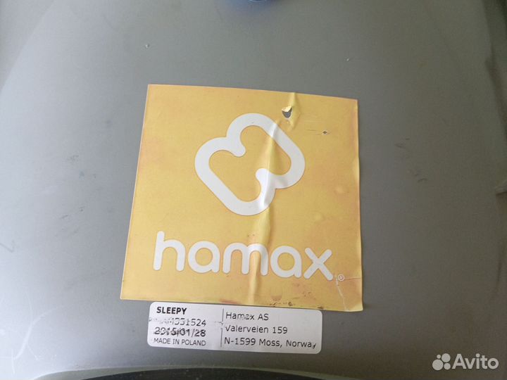 Велосипедное кресло детское hamax sleepy