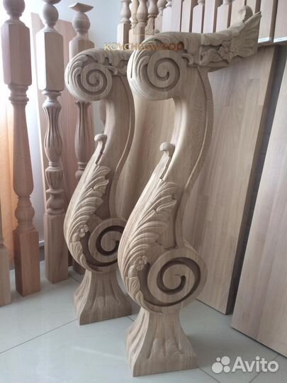 Ступени балясины поручни столбы лестницы