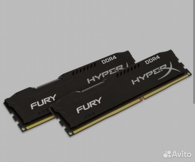 Оперативная память ddr4 hyperx fury 16gb 3200мгц