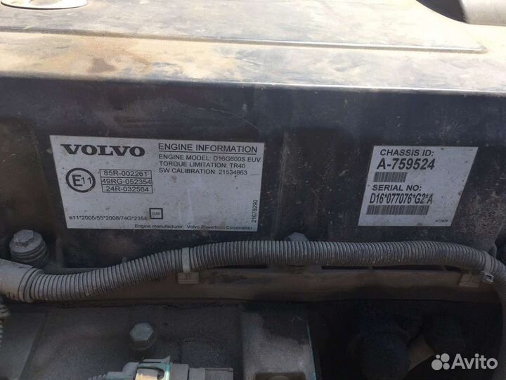 Двигатель volvo fh D16G 600