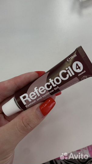 Краска для бровей и ресниц RefectoCil каштан