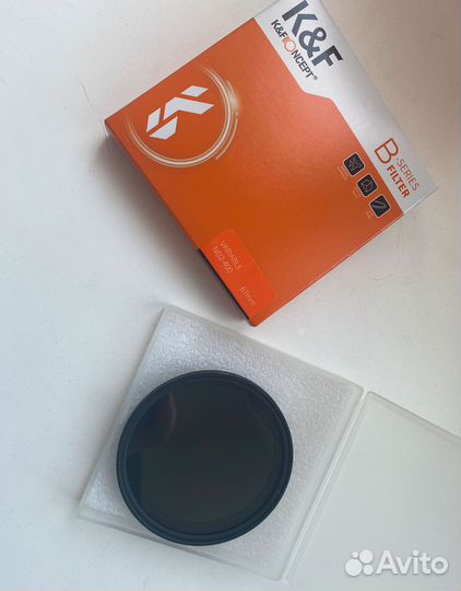 Переменный ND фильтр K & F Concept 67 мм