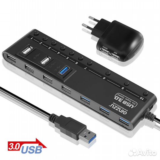 Разветвитель-концентратор USB 2.0/3.0