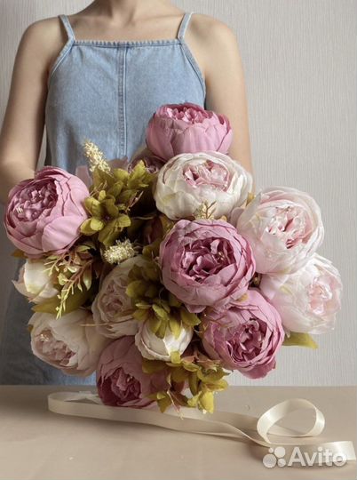 Пионы Букет искусственных цветов новые